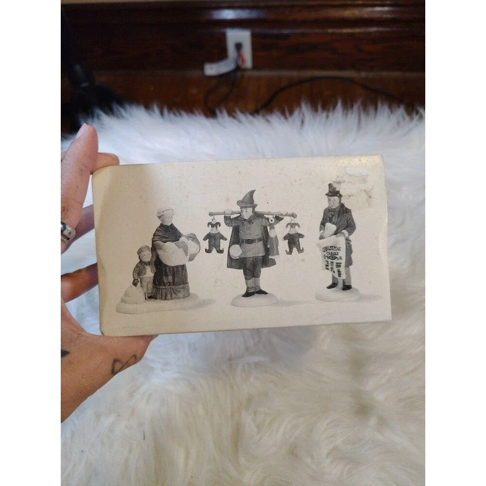 Dept. 56 Heritage Village Portobello Road Peddlers Set Of 3 5828-9 P